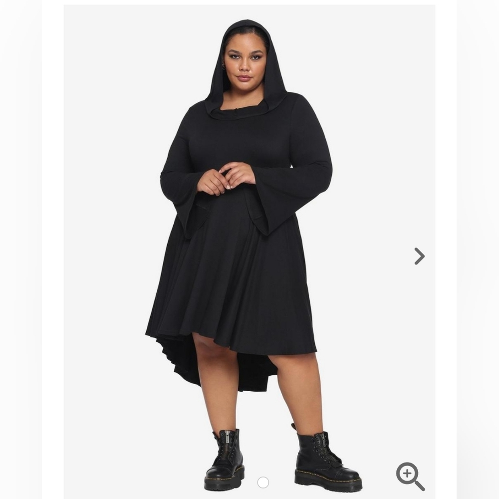 Hot topic hooded high low dress